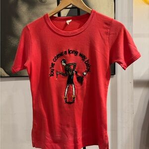 Virginia Slims You’ve Come a Long Way Baby 1970s Vintage T shirt